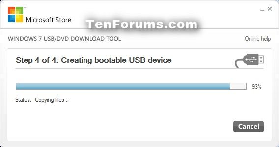 bootable windows 7 usb