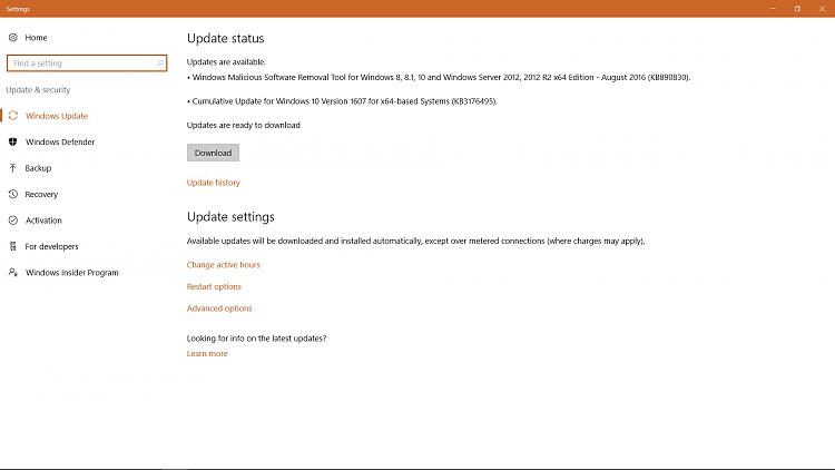 Enable or Disable Windows Update Automatic Updates in Windows 10-windows_10_automatic_updates_disabled.jpg
