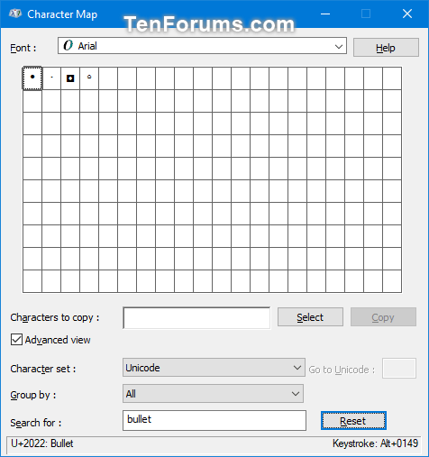 Open and Use Character Map in Windows-character_map-5b.png