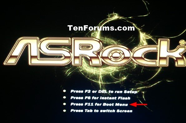 Boot from USB Drive on Windows 10 PC-asrock_splash_screen.jpg