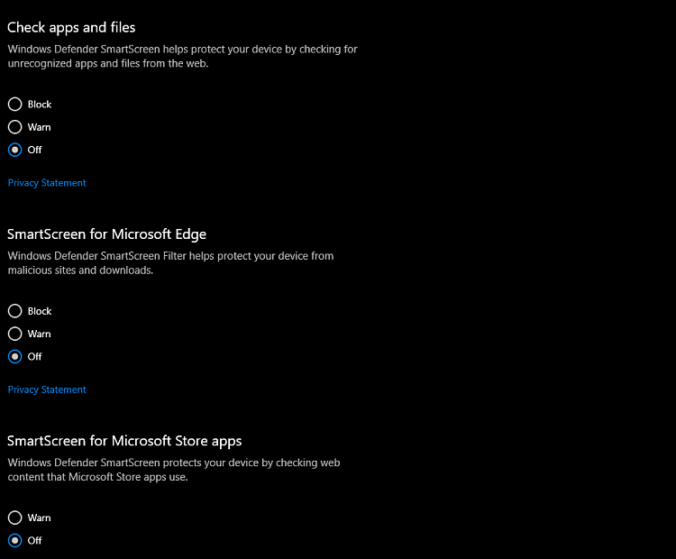 Turn On or Off SmartScreen for Apps and Files from Web in Windows 10-applicationframehost_2019-01-13_12-21-14.png