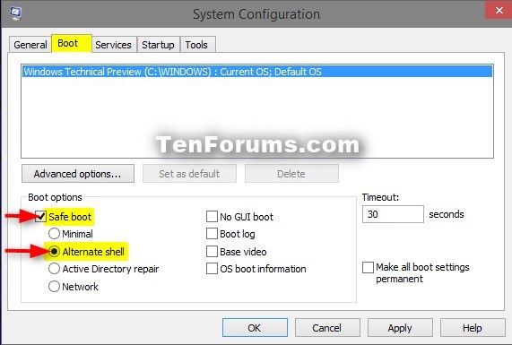 Boot into Safe Mode on Windows 10-msconfig_safe_mode_command_prompt.jpg