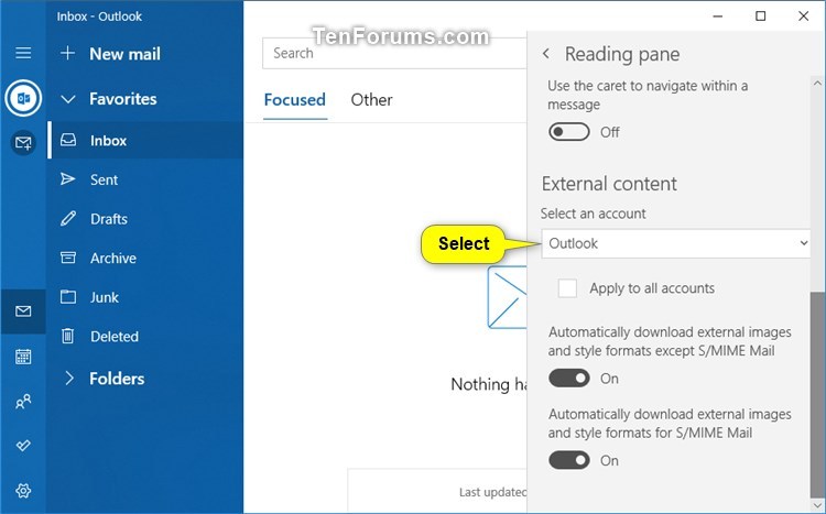 Turn On or Off Download External Content in Windows 10 Mail app-mail_reading_pane-2.jpg