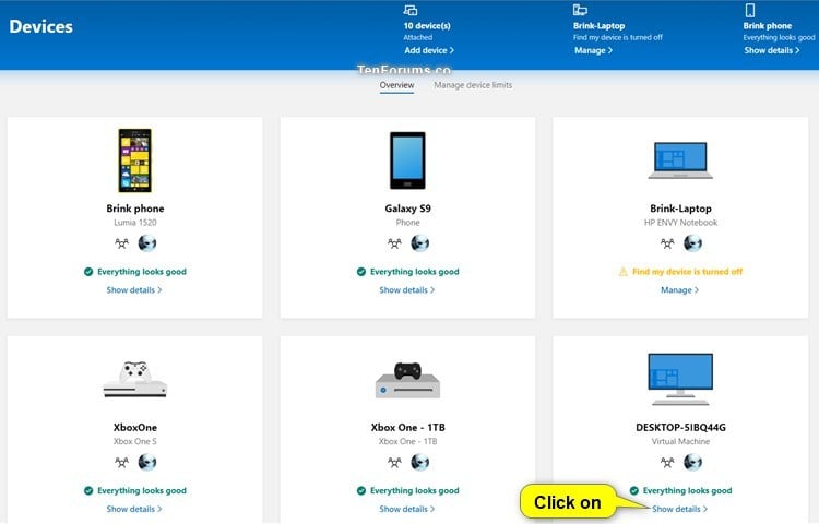 Remove Windows 10 Device from Microsoft Store Account