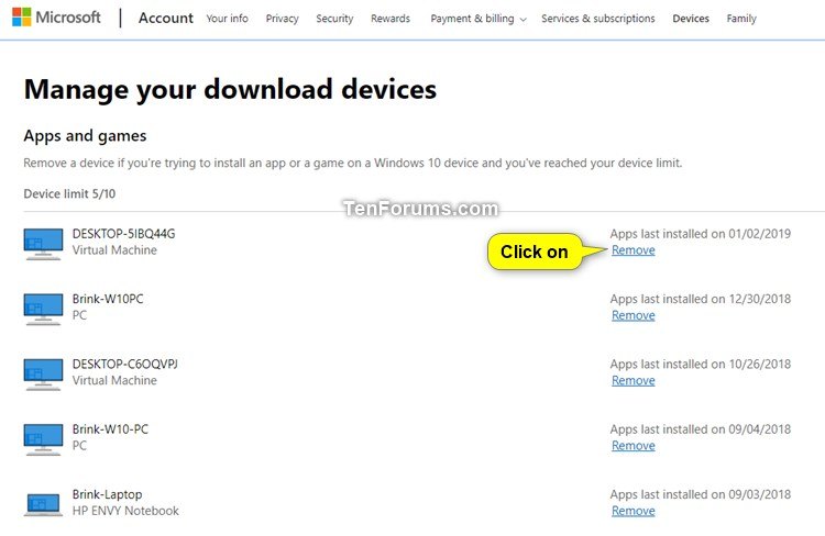 Remove Windows 10 Download Devices from Store Account-remove_device_from_store_account-1.jpg