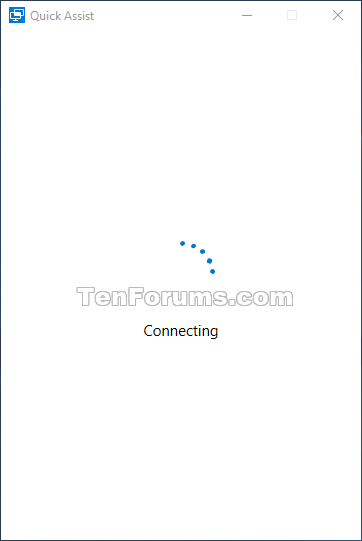 Get and Give Remote Assistance with Quick Assist app in Windows 10-connecting.png