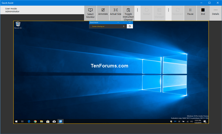 Get and Give Remote Assistance with Quick Assist app in Windows 10-w10_quick_assist_give_assistance-7.png