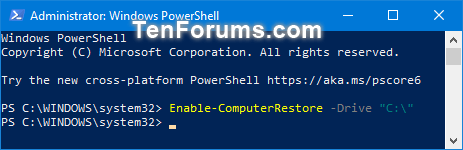 Turn On or Off System Protection for Drives in Windows 10-turn_on_system_protection_for_drives_in_powershell.png