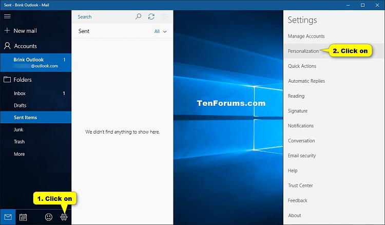 Change to Light or Dark Theme for Mail and Calendar app in Windows 10-mail_app_personlization.jpg