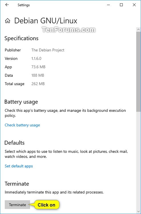 Terminate Running Windows Subsystem for Linux Distro in Windows 10-terminate_wsl_distros_in_settings-2.jpg