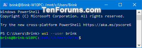 Run Windows Subsystem for Linux (WSL) Distro in Windows 10-run_default_wsl_distro_as_specific_user_powershell.png