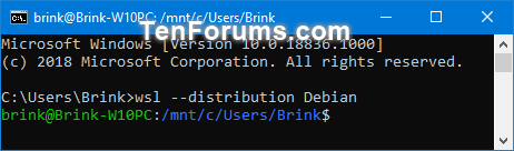 Run Windows Subsystem for Linux (WSL) Distro in Windows 10-run_specific_wsl_distro_command_prompt.png