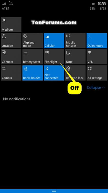 Flashlight - Turn On or Off in Windows 10 Mobile Phone-windows_phone_flashlight_off.jpg