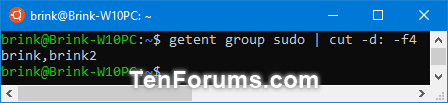 Add, Remove, and List Sudo Users in a WSL Linux Distro in Windows 10-list_sudo_users_in_wsl_distro-2.png