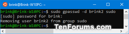Add, Remove, and List Sudo Users in a WSL Linux Distro in Windows 10-sudo_remove_sudo_user_in_wsl_distro.png