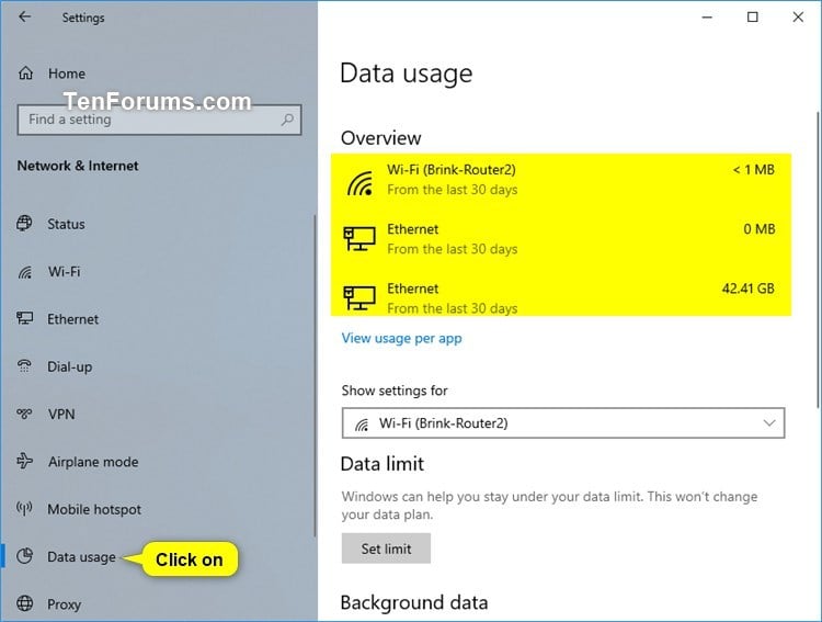 View Network Data Usage Details in Windows 10-data_usage_overview.jpg