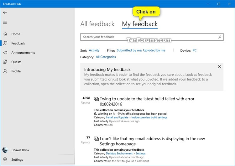 Share Feedback from Feedback Hub in Windows 10-share_feedback_in_feedback_hub-4.jpg
