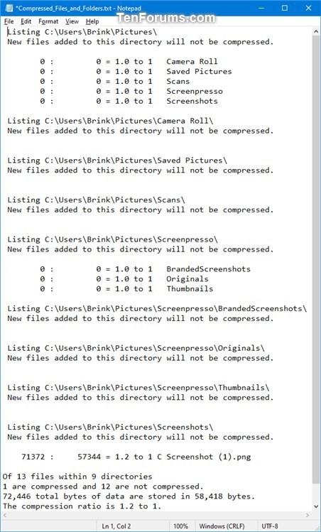 Find and List Compressed Files and Folders in Windows 10-compressed_files_and_folders_text_file.jpg