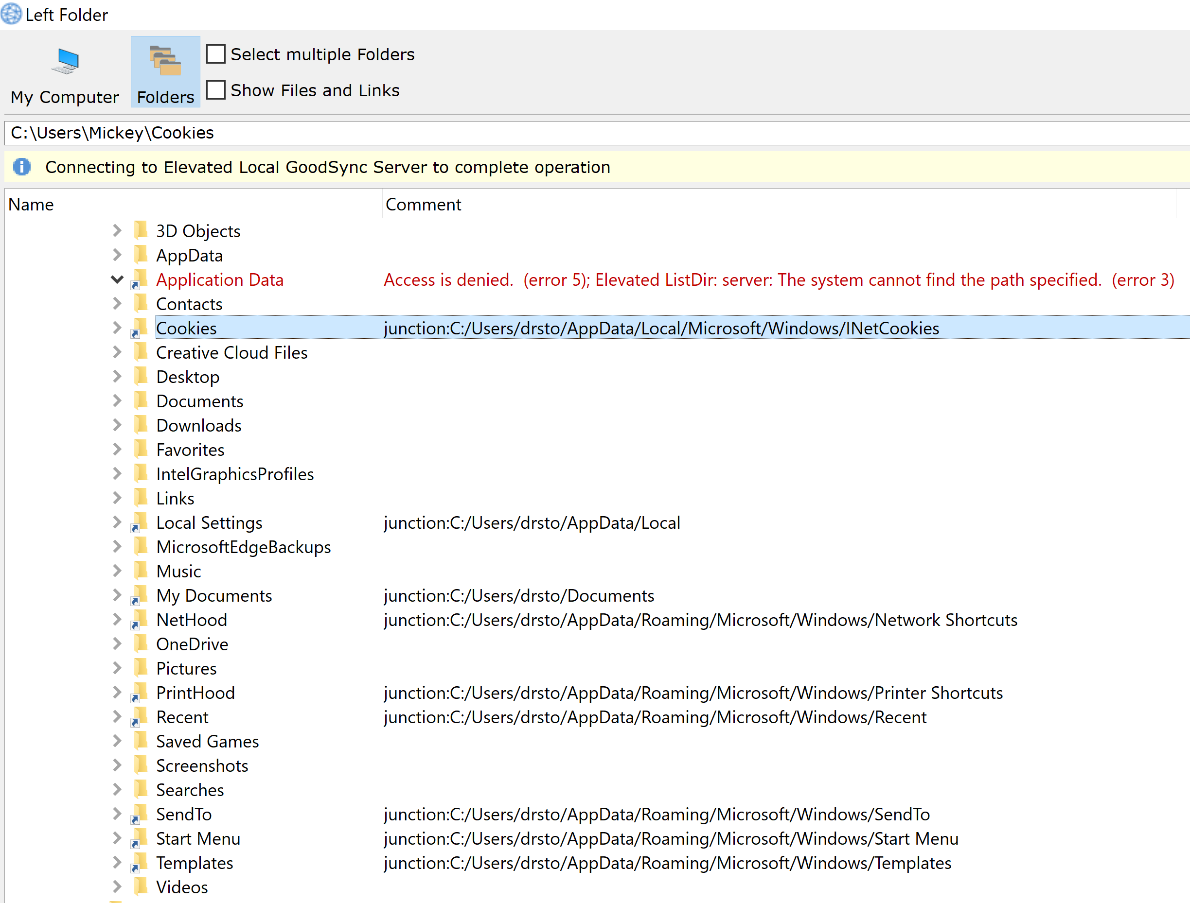 userprofile appdata local microsoft outlook roamcache