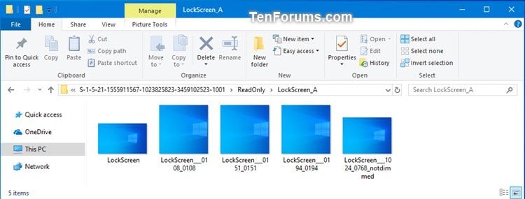 Find and Save Custom Lock Screen Background Images in Windows 10 | Tutorials