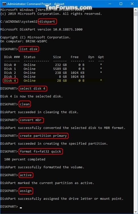 Create Bootable USB Drive to Install 10 |