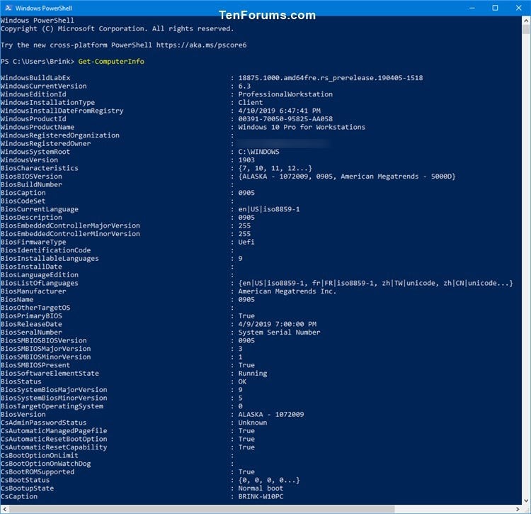 View system information and manage processes from CMD or PowerShell