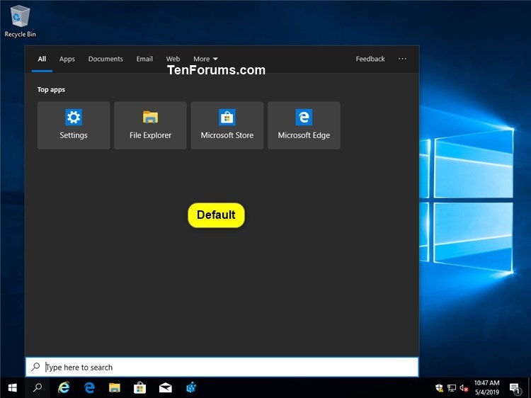 Enable or Disable Floating Immersive Search Bar in Windows 10-default_search.jpg