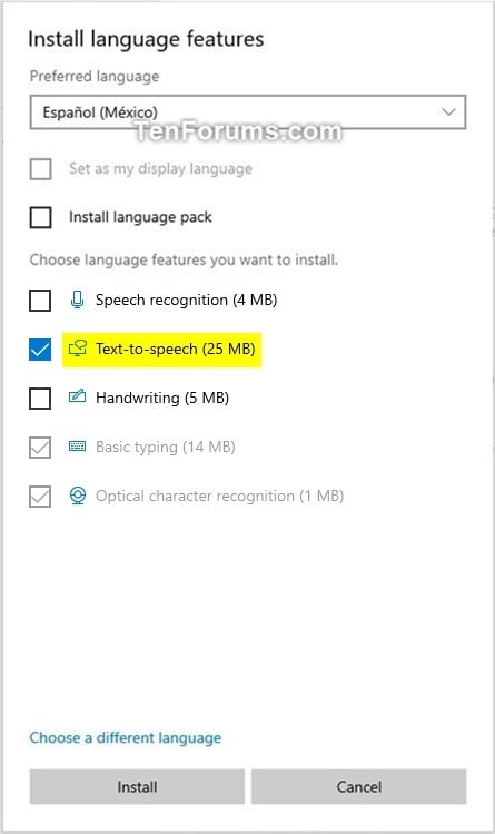 Add And Remove Speech Voices In Windows 10 Tutorials