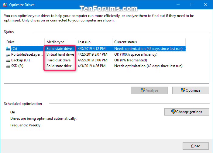String traffic Craft See if Disk Type is SSD or HDD in Windows 10 | Tutorials