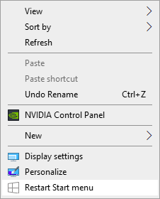 Add Restart Start Menu to Desktop Context Menu in Windows 10-restart_start_menu_context_menu.png