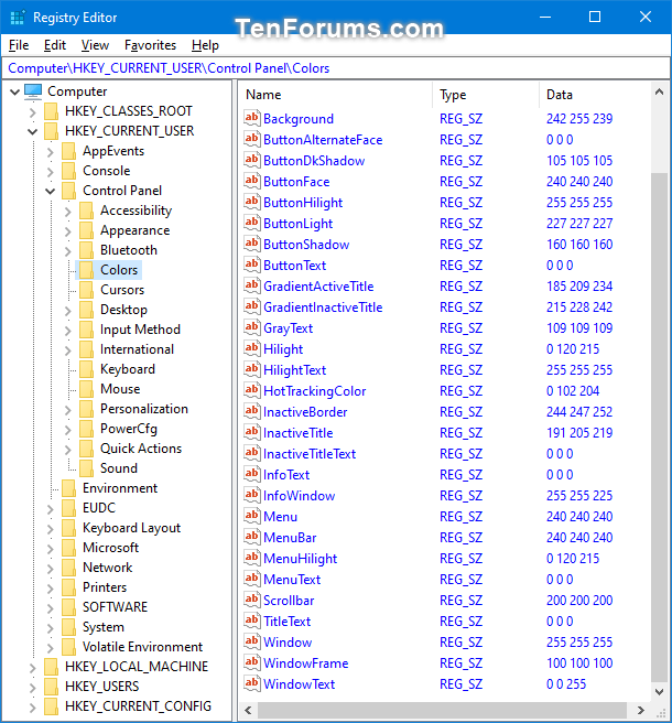 win 10 registry repair