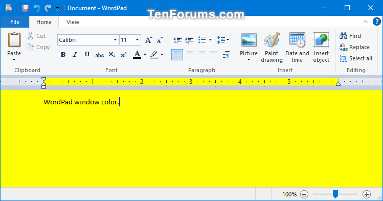 Change Window Background Color in Windows 10-wordpad_window_color.png