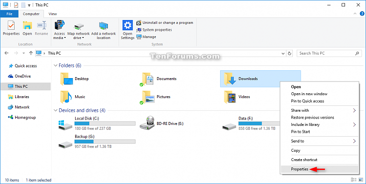 Change Folder Template in Windows 10-properties.png