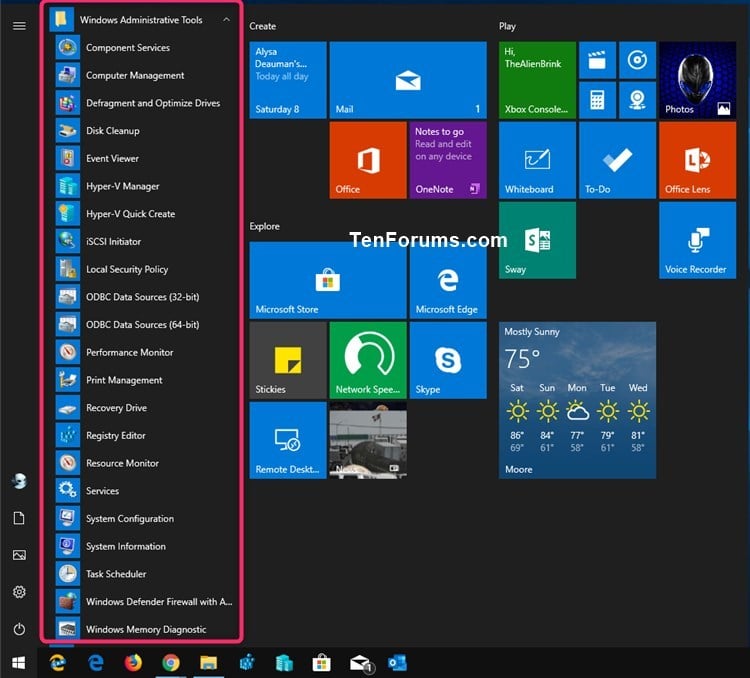 How to Restore Default Administrative Tools in Windows 10-all_apps_administrative_tools.jpg