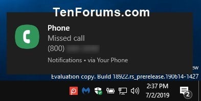 Pick Apps from Android Phone to Notify in Your Phone app in Windows 10-your_phone_app_notification_banner.jpg