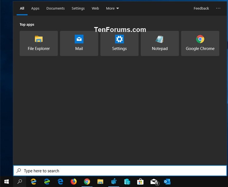 Show Search Box on Top or Bottom in Windows 10-search_box_on_bottom.jpg