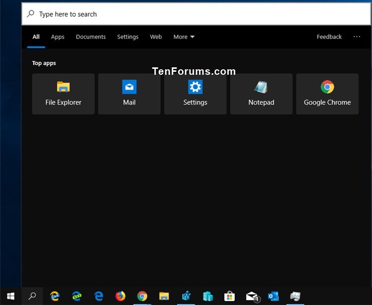 Show Search Box on Top or Bottom in Windows 10-search_box_on_top.jpg