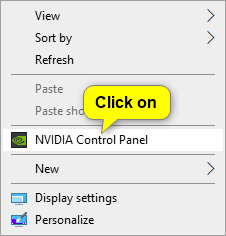Determine NVIDIA Graphics Display Driver Version Installed in Windows-desktop_context_menu.png