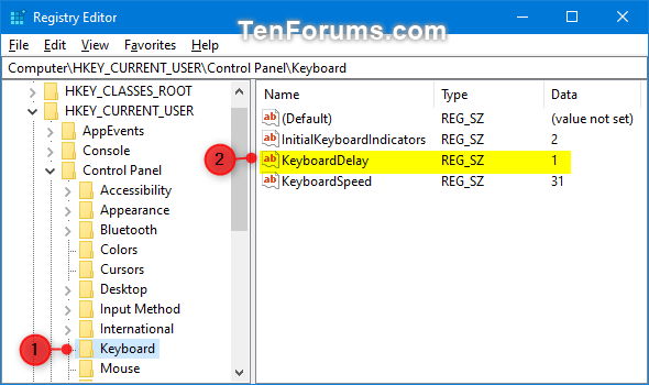 Change Keyboard Character Repeat Delay and Rate in Windows-keyboard_character_repeat_delay_regedit-1.png