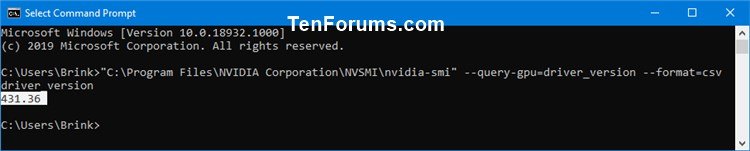 Determine NVIDIA Graphics Display Driver Version Installed in Windows-nvidia-smi-2.jpg