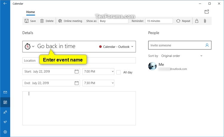 Create New Event in Calendar app in Windows 10-create_calendar_event-3.jpg