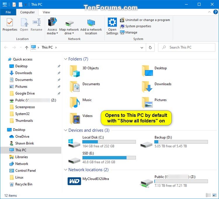 Reset Navigation Pane Expanded State in Windows 10 File Explorer-file_explorer_default_navigation_pane_expanded_state-4.jpg