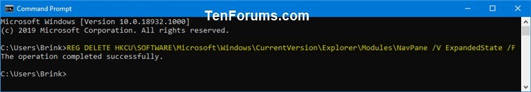 Reset Navigation Pane Expanded State in Windows 10 File Explorer-reset_file_explorer_navigation_pane_expanded_state-command.jpg