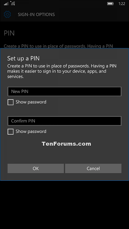 PIN - Add in Windows 10 Mobile Phones-windows_10_phone_add_pin-5.png