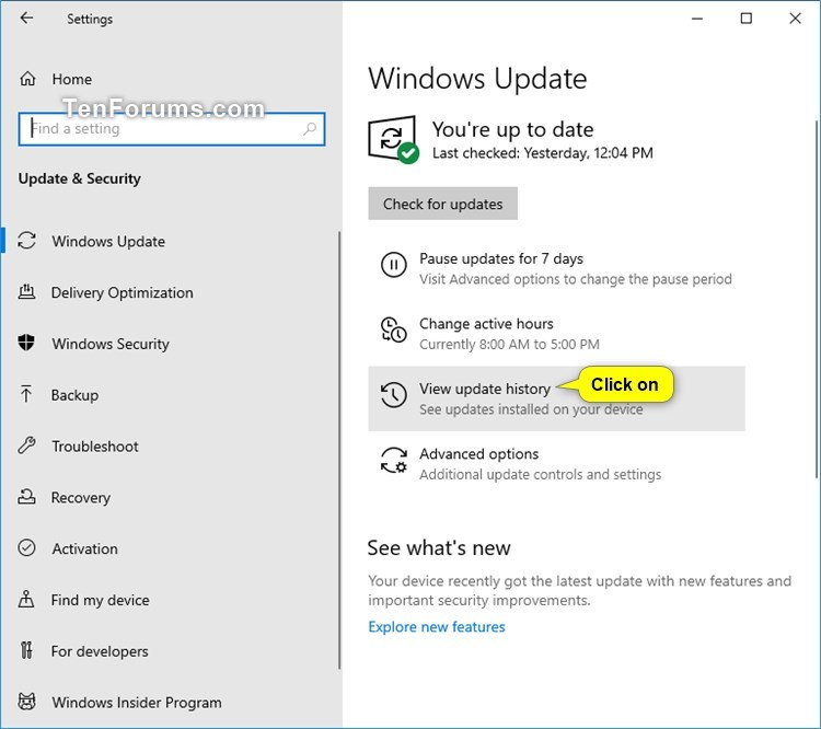View Windows Update History in Windows 10-update_history-1.jpg