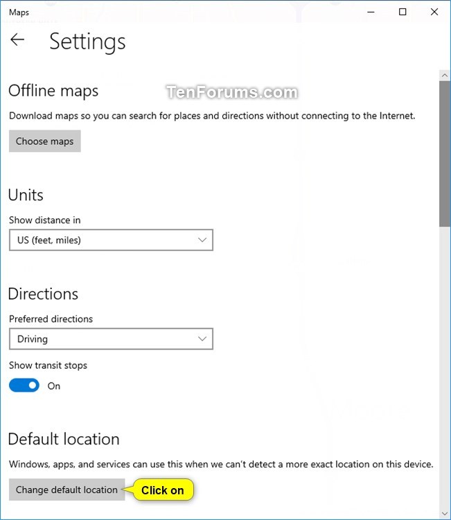Set, Change, or Clear Default Location for Windows 10 PC-default_location_in_maps-2.jpg