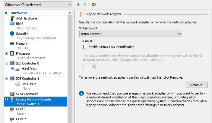 Hyper-V - Add Windows XP Mode Virtual Machine in Windows 10-capture.jpg