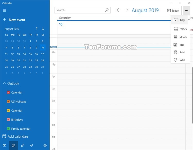 Change View in Calendar for Windows 10-calendar_day_view-2.jpg