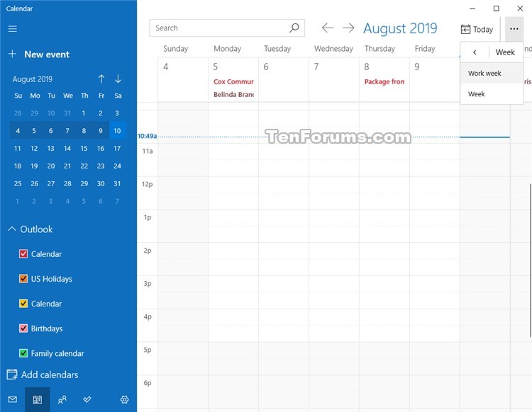 Change View in Calendar for Windows 10-calendar_week_view-3.jpg