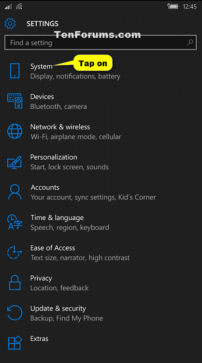 Device Encryption - Turn On or Off for Windows 10 Mobile Phone-windows_10_phone_device_encryption-1.png